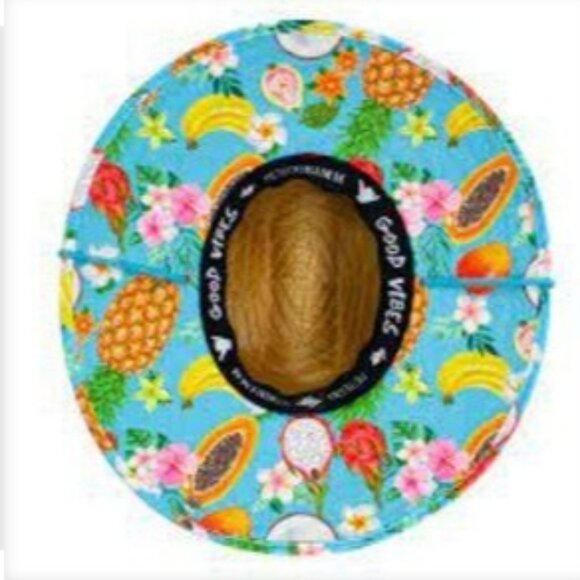 Peter Grimm Fruta hand woven Herringbone Weave Beach hat UPF 50+NWT 🆕📦⌚🏃💨🚚 - Picture 15 of 15